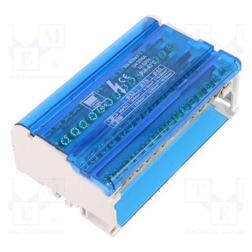 Pawbol Verteilerblock 125A 500V 4P 15-polig (E.4088) (E.4088)