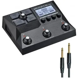 Zoom G2 Four Multi-Effekt-Gerät mit Klinkenkabel (Bass, Gitarre), Effektpedal