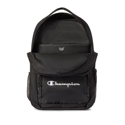 Rucksack CHAMPION "Basketball backpack UNISEX 31.5L", schwarz (nbk, nbk), Rucksäcke, Obermaterial: 100% Polyester, Rucksack, für Erwachsene, 31,5 l Volumen, aus Polyester, Unisex-Design