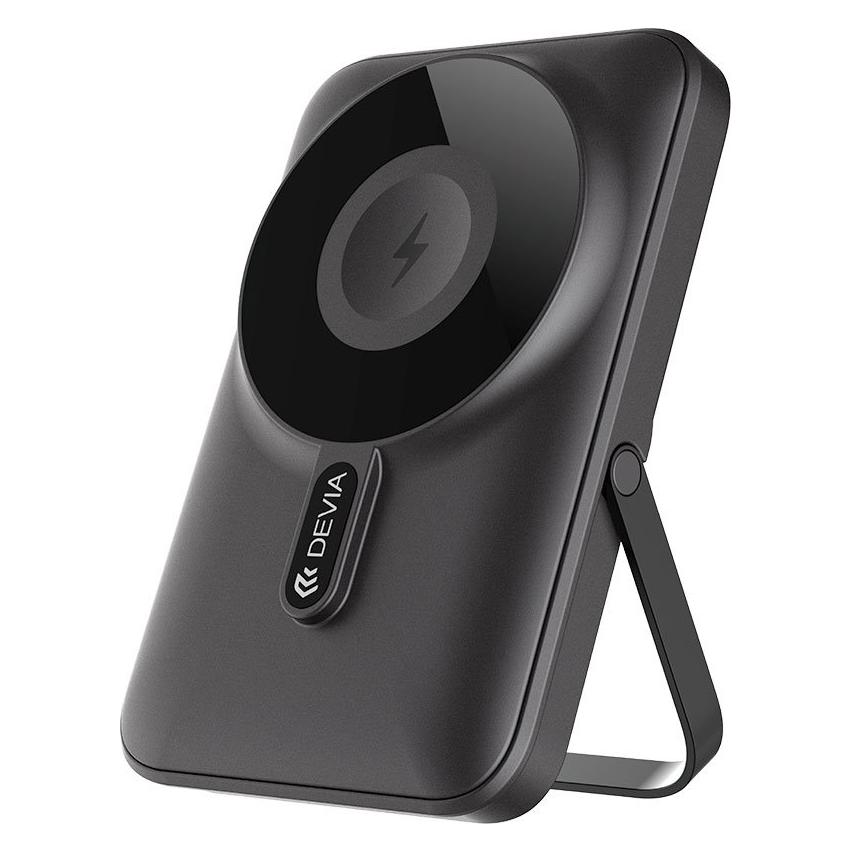 Devia Extreme Speed Series šedá / Powerbanka / Magnetická / s držákem / 10 000 mAh / 22,5W (10000 mAh, 22.50 W) (6942297112162)
