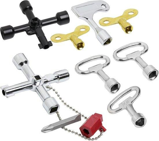 Multifunctionele sleutelset van 8 stuks voor onderhoud en reparatie