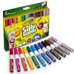 Crayola Silly Scents: Duft-Filzstift-Set – 12er-Pack