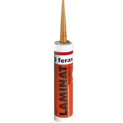 FERAX Laminat Fugenmasse Silikonbasis 310ml Kartusche Eiche hell matt