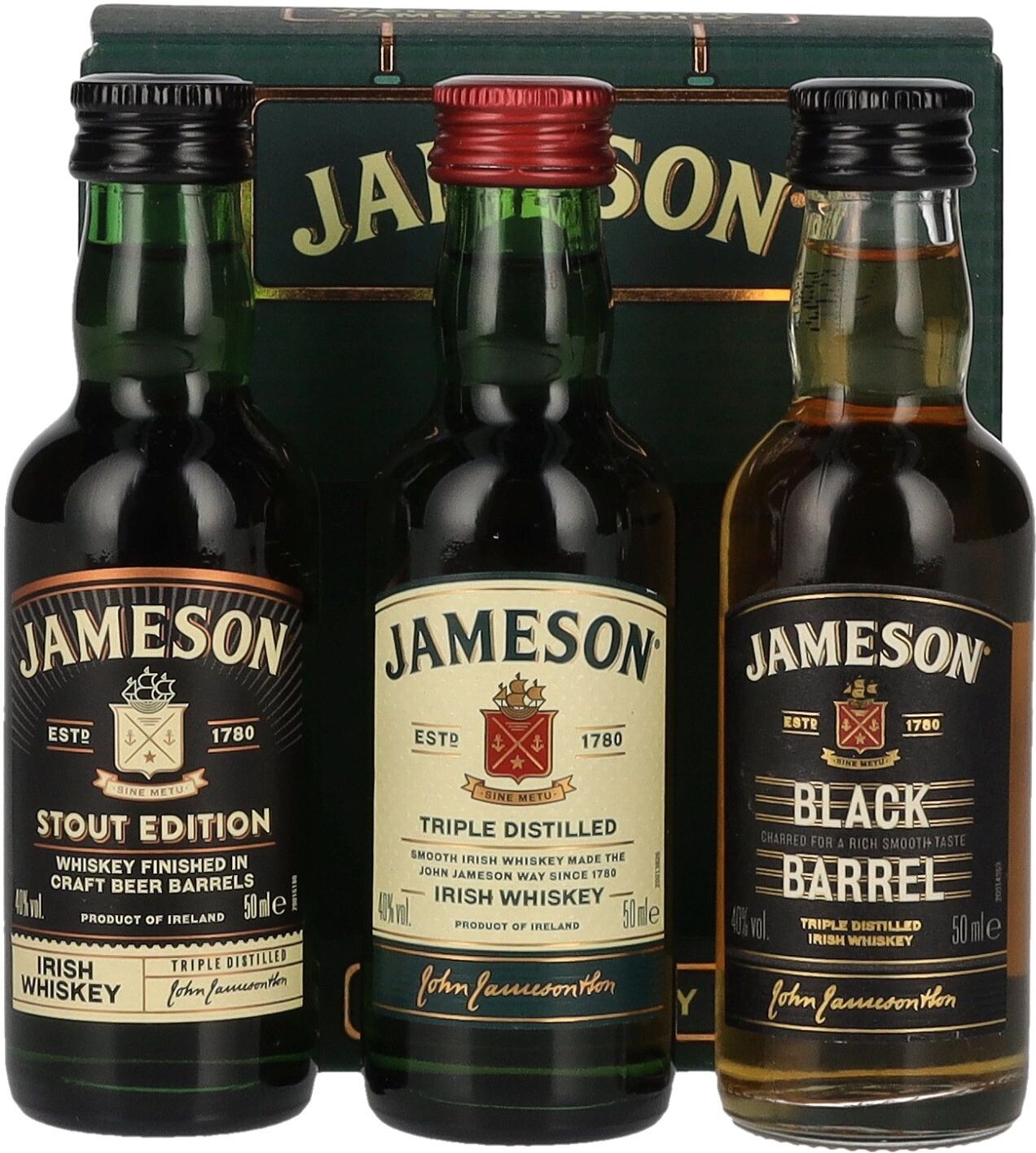 Jameson Whiskey Jameson Irish Whiskey Tasting Set 40% Vol. 3x0,05l