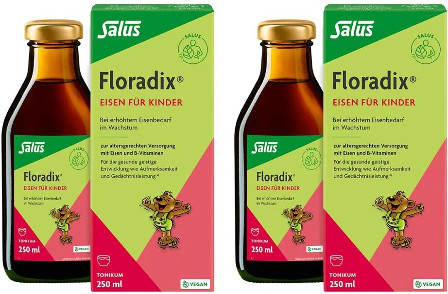 Floradix Eisen für Kinder Tonikum 2x250ml