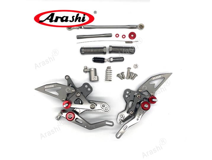 Arashi Rearset pour HONDA CBR650F / CBR650R / CB650R repose-pieds réglables CBR 650 R 2019-2025 pédales de conducteur de moteur