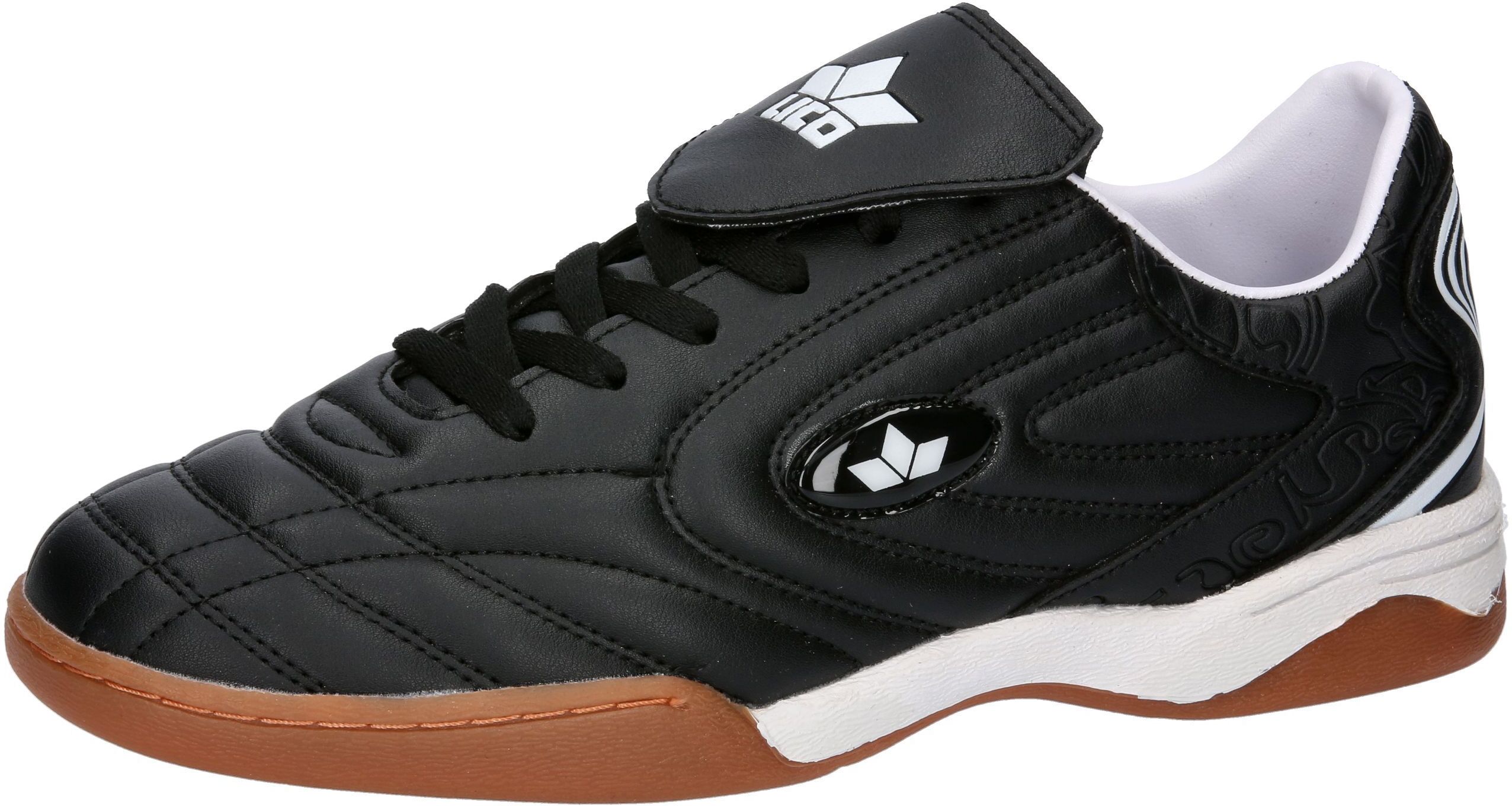 Indoorschuh LICO "Indoorschuh Emotion Indoor", Herren, Gr. 44, Textil, schwarz, Synthetik, Schuhe Indoorschuh