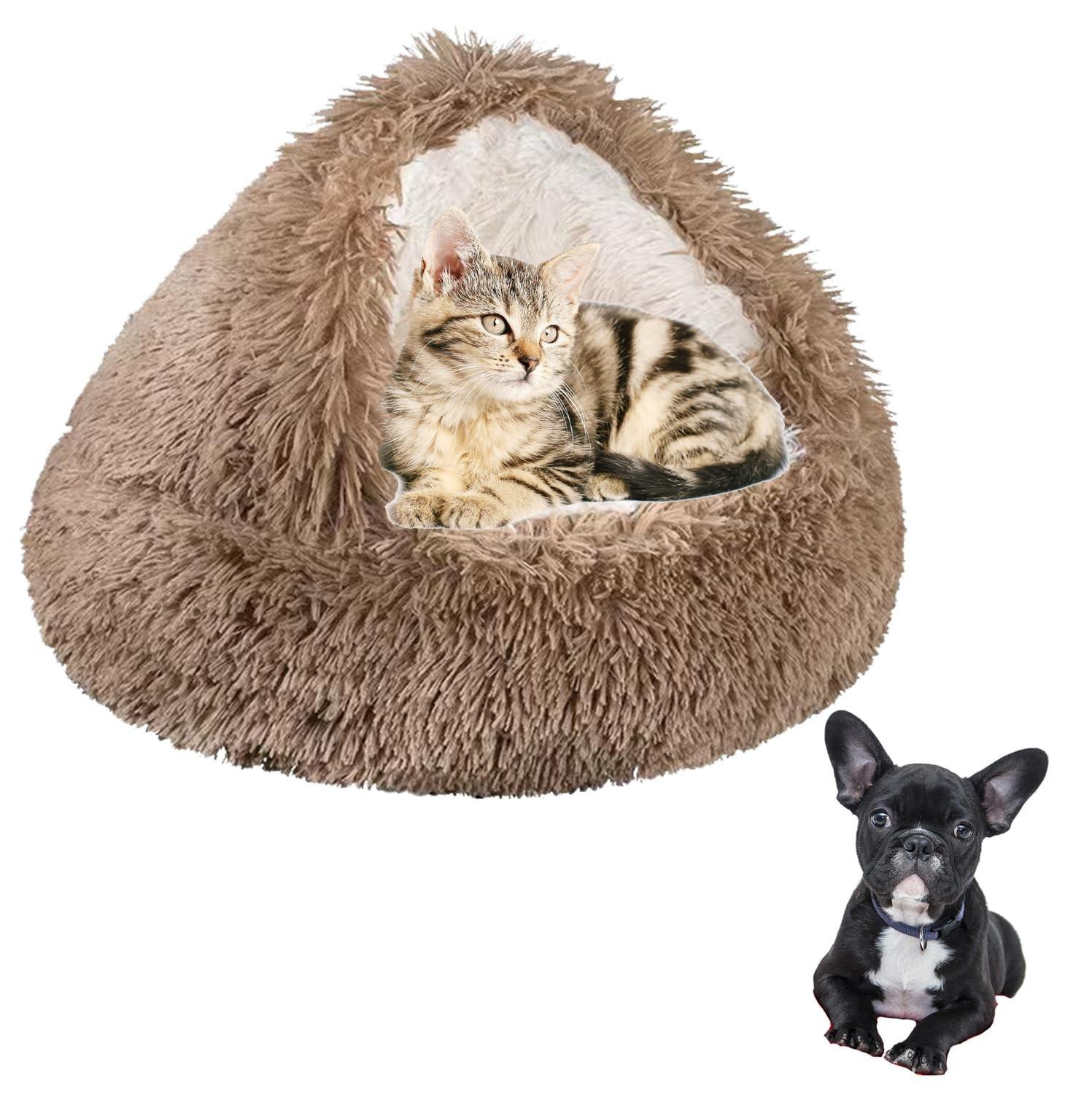 Fluffy Plush Huisdierbed voor Kleine en Middelgrote Honden