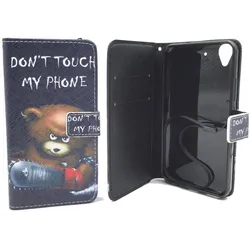 König Design Schutz Hülle für Wiko Pulp Bär Dont Touch Tasche Case Cover Etuis + 1 Panzer Schutz Glas (Wiko Pulp), Smartphone Hülle