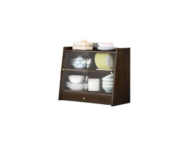 IMEITE Kaffeebarschrank Desktop Sideboard küche Schrank Japanischen Haushalt lagerung Tasse Geschirr Tee-Set Rack Buffetschrank mit Stauraum