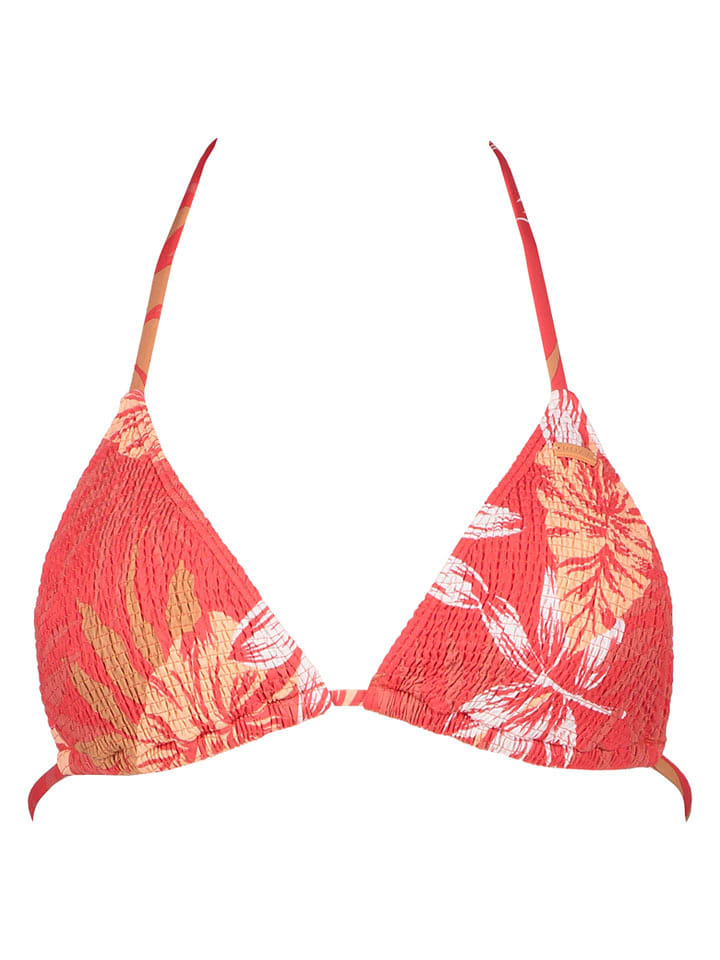 Roxy Bikini-Oberteil "Seaside Tropics" in Rot - XS