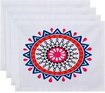 E by Design 18 x 14-inch Mod Geometric Print Placemat (Set of 4)