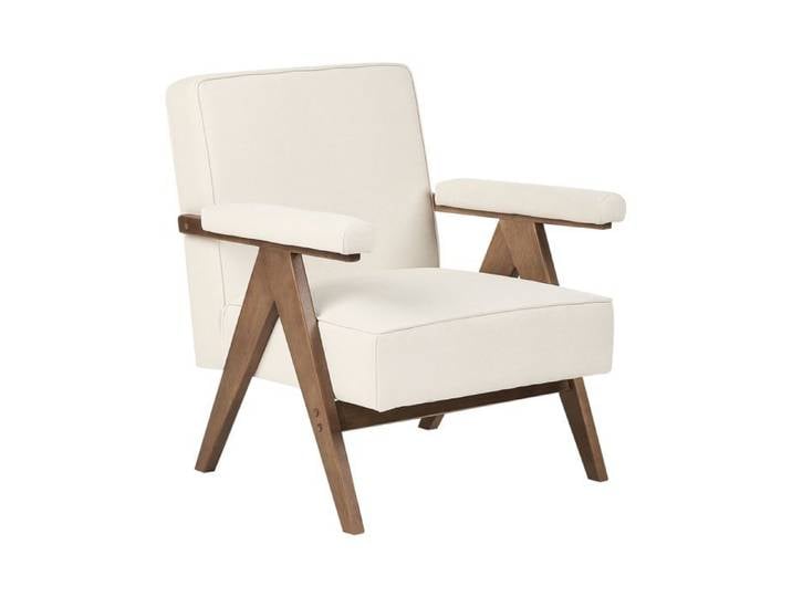 Fauteuil EVJE Tissu Crème