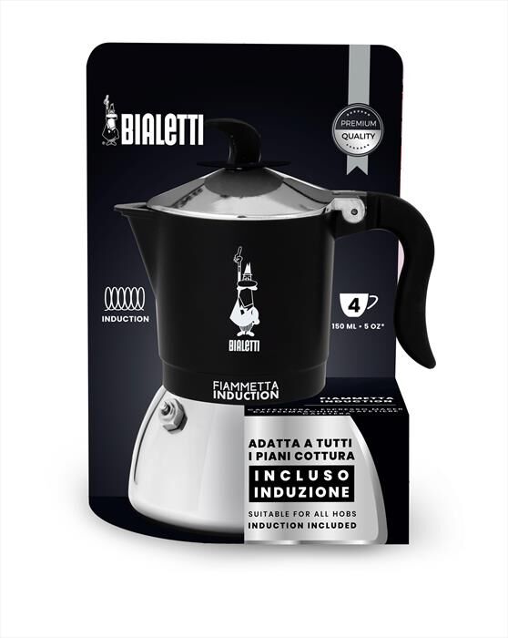 Bialetti Caffettiera Fiammetta Ind. 2tz-grigio