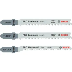Bosch PRO Stichsägeblatt-Set Special for Laminate, 3-teilig, Einnockenschaft - 2608636429