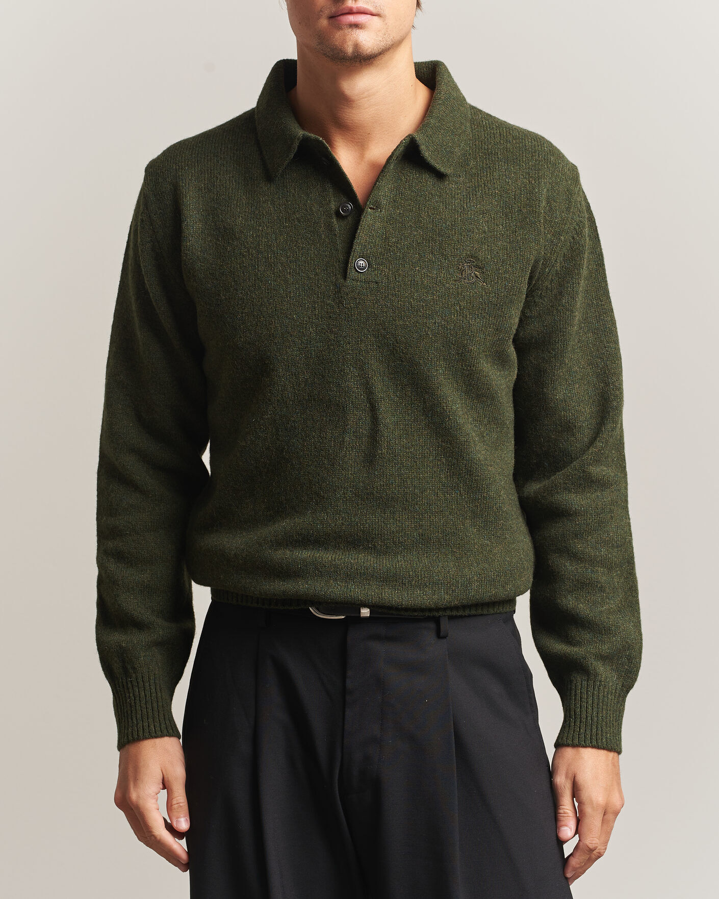Baracuta Shetland Polo Beech men S Grøn