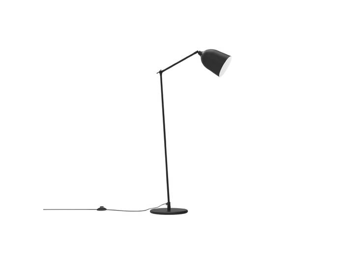 Aluminor Lampadaire Mekano - Ampoule Led E27 - 12W - Bras articulé - Noir