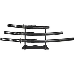 Samuraischwert Garnitur Black 4 tlg.