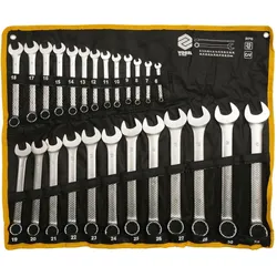 Toya, Schraubenschlüssel, Satz mit 25 Steckschlüsseln 6 - 32 mm CrV (32 mm, 6 mm)