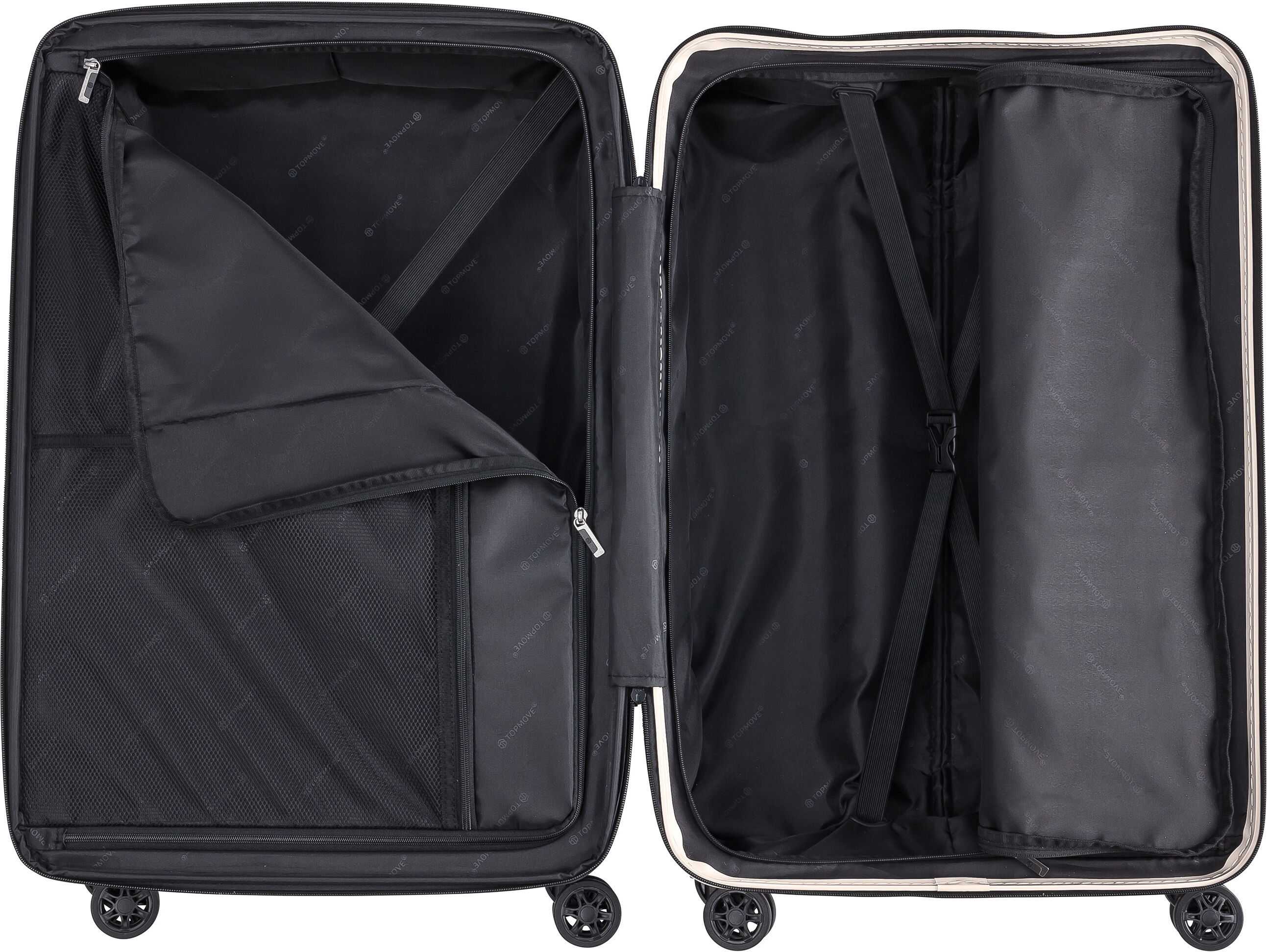 TOPMOVE® Koffer, Hardcase, L, 77/87,5 L, erweiterbar