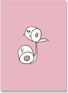 Uplift Treasures Funny Toilet Paper Yoga Quote Canvas Wall Art b 19.727.6 In Unframed