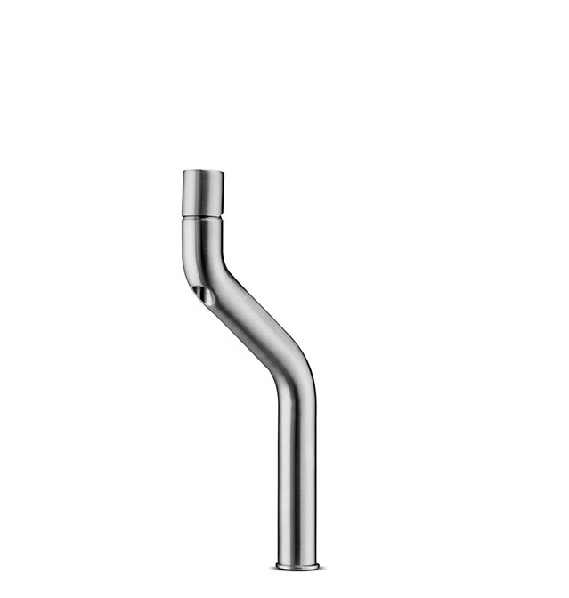 JEE-O Flow Stand-Waschtischarmatur, hohe Version, edelstahl gebürstet, 500-1750 500-1750