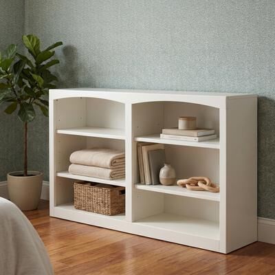 Coder Crossing Arch+Haven Solid Wood Bookcase
