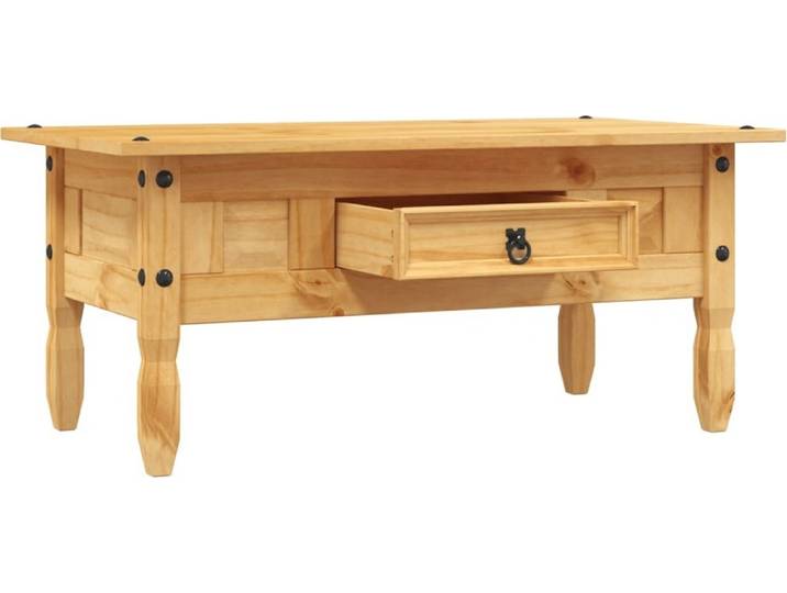 vidaXL Couchtisch Mexiko-Stil Kiefernholz 100x55x44 cm