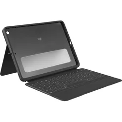 Logitech Rugged Folio - Tastatur und Foliohülle - Apple Smart connector - QWERTZ...