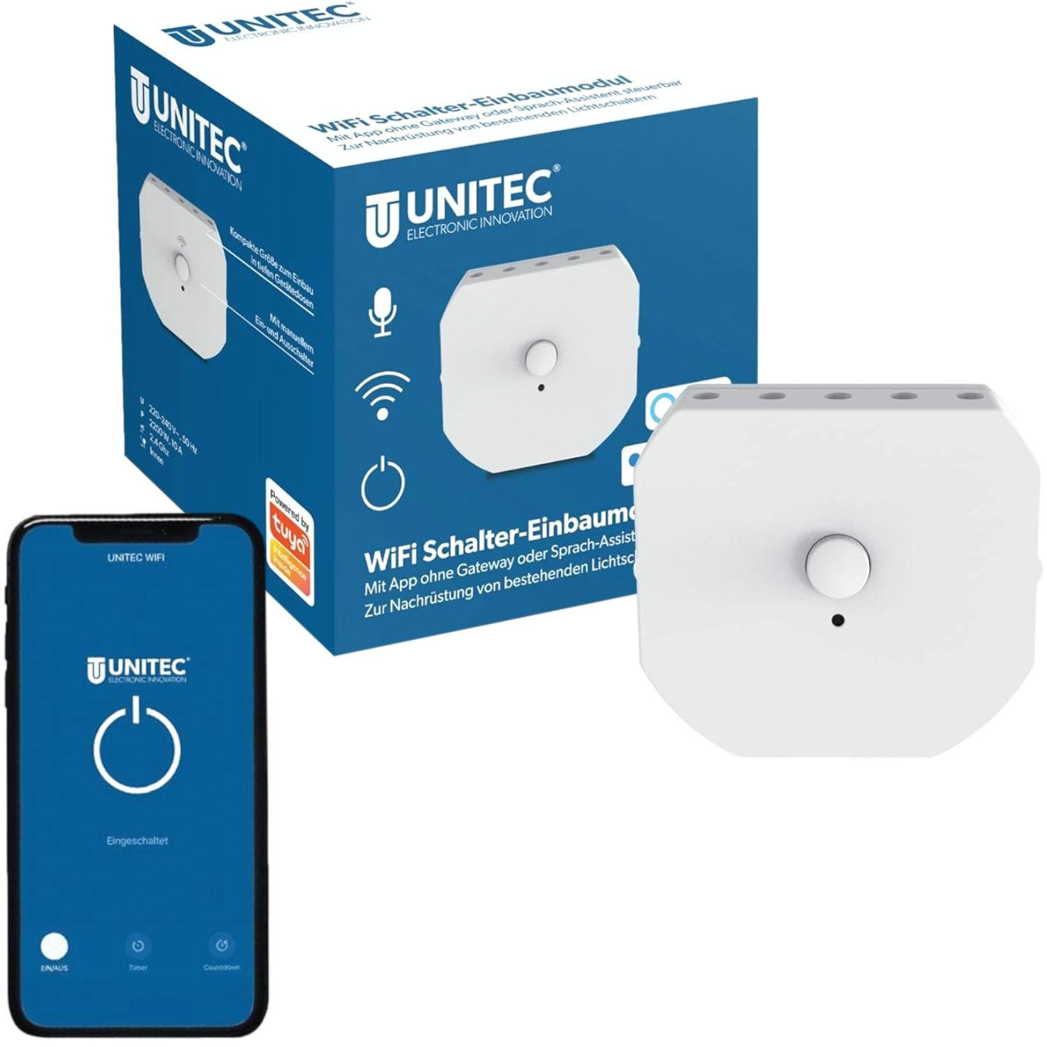 Unitec WiFi-schakelaar inbouwmodule