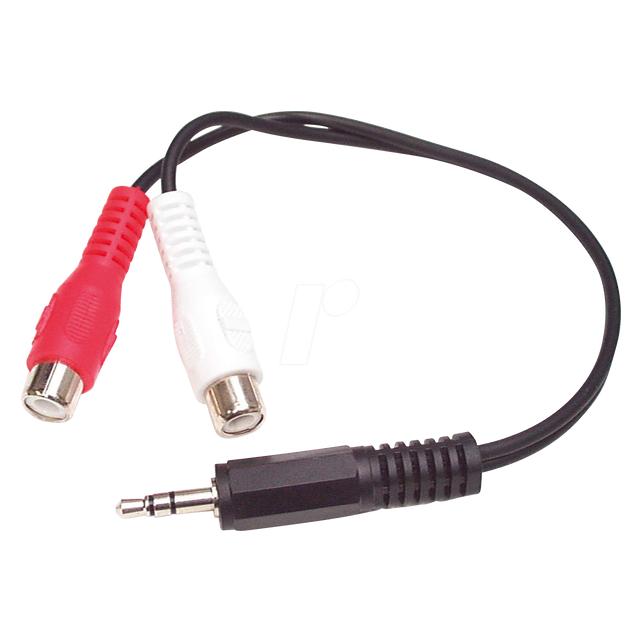 StarTech 6in Rca Stereo Audio Cable (0.15 m, Cinch Kabel) (MUMFRCA)