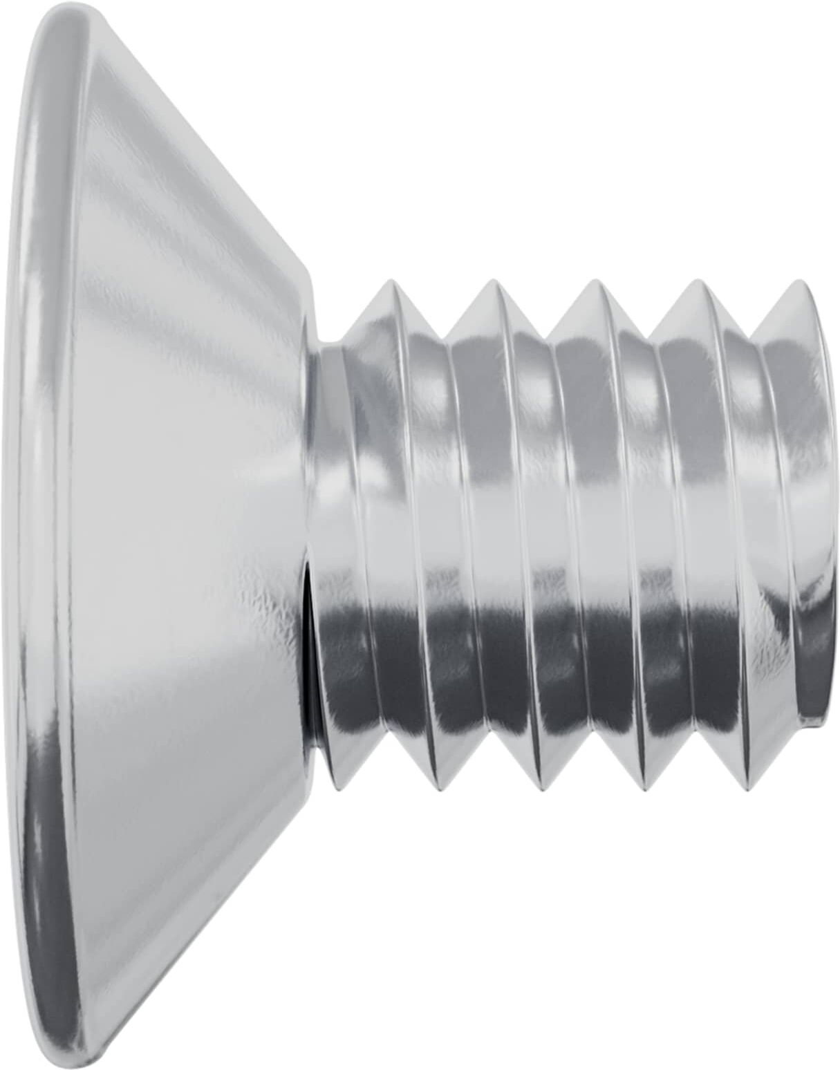 vidaXL Vis à tête fraisée 2 pc Argenté M4 x 6 mm Acier