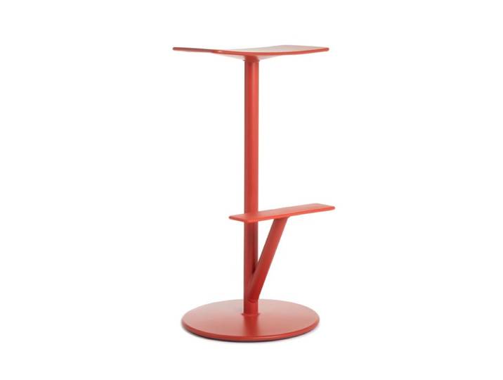 MAGIS tabouret haut SEQUOIA (Rouge Corail - acier verni polyester)