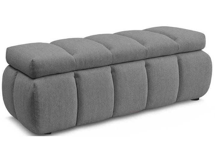 Bettkasten BOBOCHIC DENALI Stoff dunkelgrau