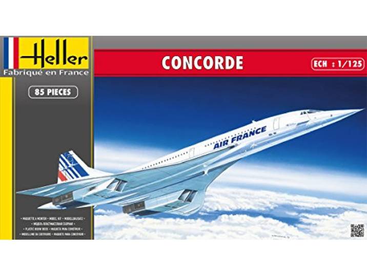 Heller 80445 modelbouwpakket Concorde