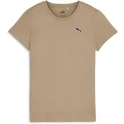 PUMA Damen Shirt BETTER ESSENTIALS Tee, Größe L in Braun Braun
