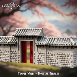 Modular Oriental Temple Walls aus Slayer Masquerade von The Printing Goes Ever On