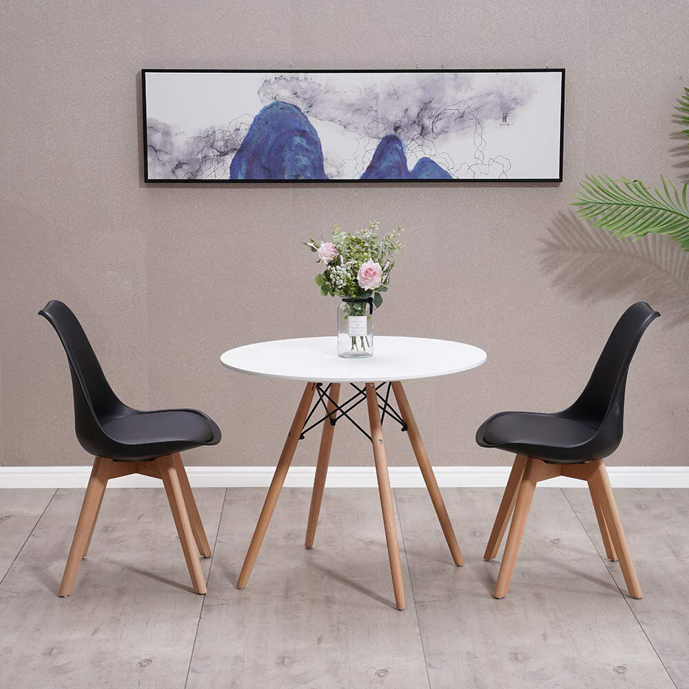 George Oliver 2 -Person Dining Set Black 2