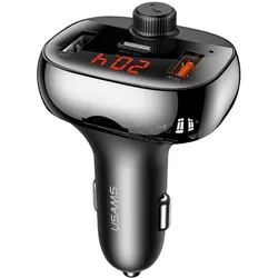 EKO FM-Transmitter 50W USB-A fürs Auto, Auto Adapter, Grau