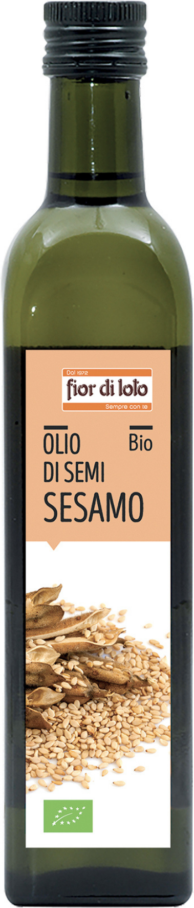 FIOR DI LOTO Olio Di Semi Sesamo Biologico 500ml 