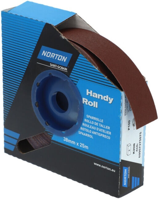 Norton Rouleau abrasif K20N 38mmx25m P120 ; Saint-Gobain (69957375074)