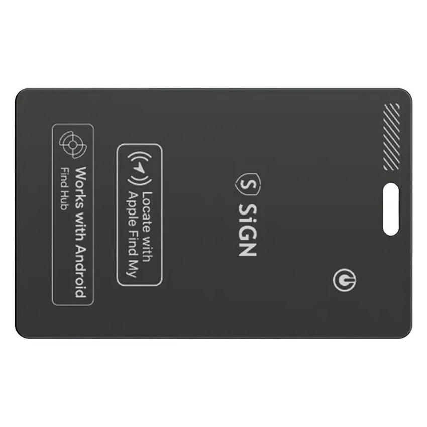 SIGN Ultra Slim Locator SmartCard - Black (SN-SLIMTAG)