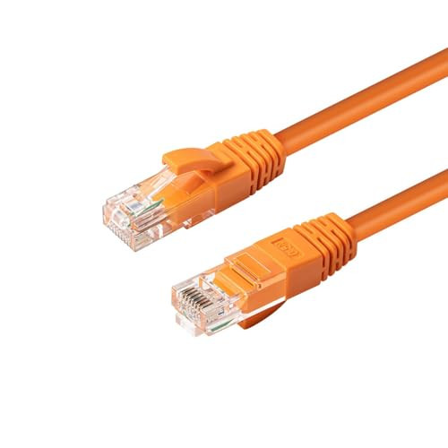 Microconnect CAT6A UTP Netwerkkabel, 3m, Oranje