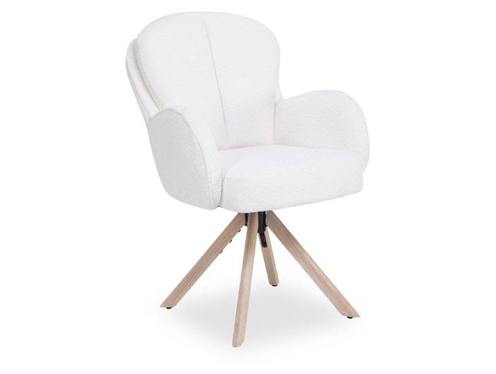 SANSIBAR LIVING Esszimmerstuhl Armlehnstuhl SANSIBAR APPERUP BHT 61x88x68 cm beige