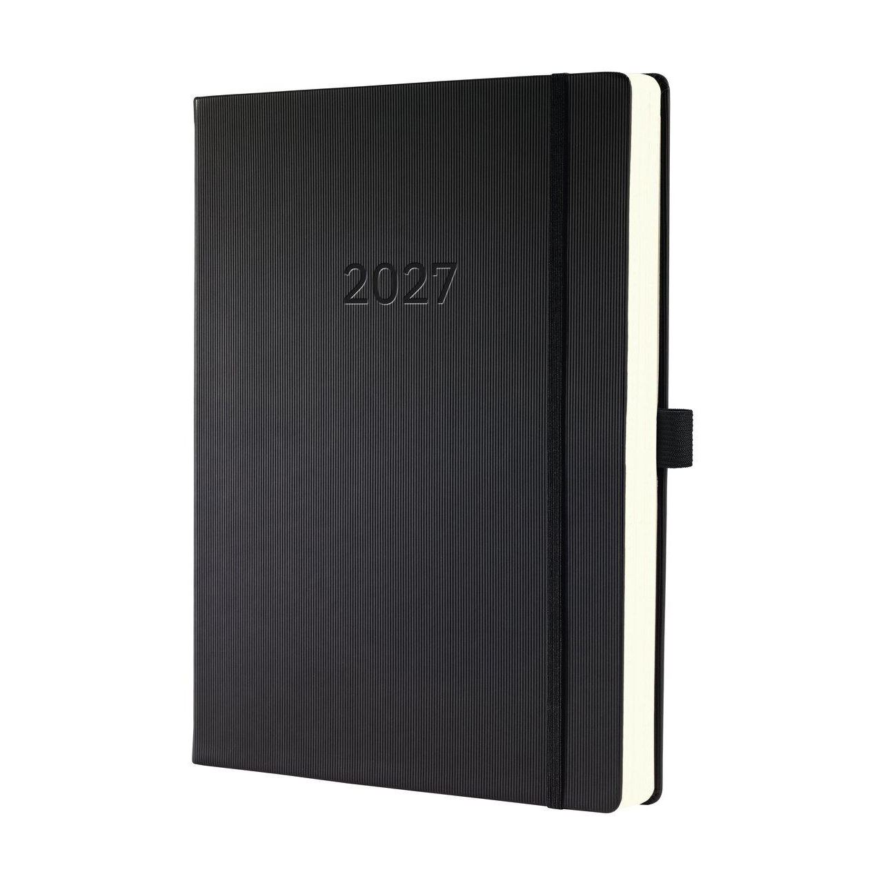 SIGEL Terminplaner Conceptum 2027 A4+ Hardcover schwarz, 1 St. mit Leseband