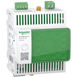 Schneider Electric Panel Server Advanced PAS800L, Funk und Modbus RTU - Ethernet Modbus/TCP, Datenlogger und Energy Server, 24 VDC, S0