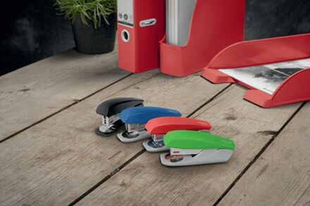 Leitz NeXXt Recycle Small Stapler 25 Sheets - Red