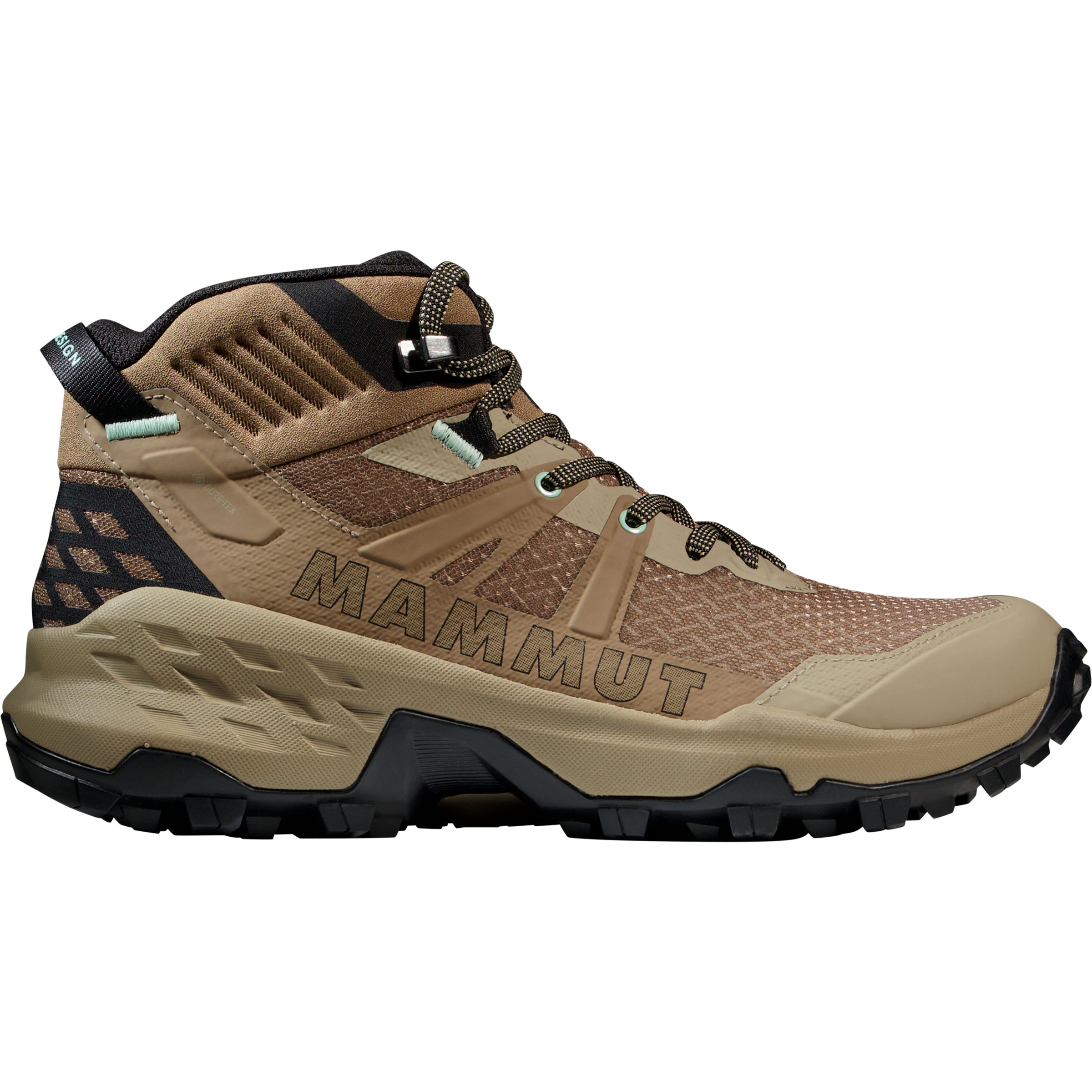 Mammut Sertig II Mid GTX Damen Wanderschuhe braun Größe 38 Trekking Wasserdicht