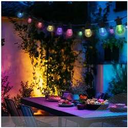 Calex, Lichterkette, Smart Outdoor Lichtsnoer - 13m - Lichtslinger voor buiten - Tuinverlichting - 15 bulb (13 m)