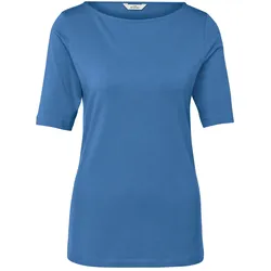 Tchibo - Halbarmshirt - Damen - Gr. S - blau